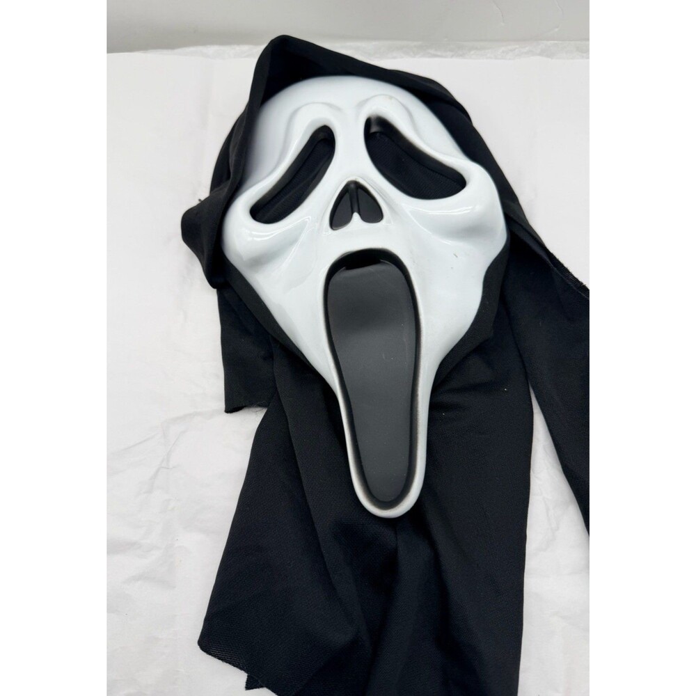 Spirit Halloween Ghostface Scream Mask With Strap Scary Horror Mask